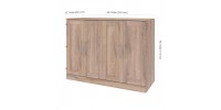 Cabinet Bed with Mattress 26193-000009
