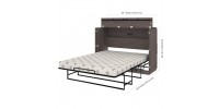 Cabinet Bed with Mattress 26193-000047