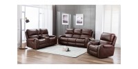 Sofa inclinable Caesar 99932BRW (Brun)