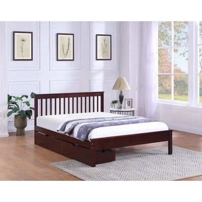 Twin Bed with storage drawers IF-415-EX (Expresso)