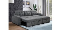 Sofa chaise longue avec divan-lit IF-9051