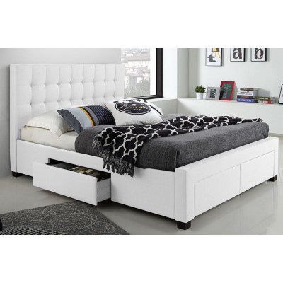 King Storage Bed T2152 (White)