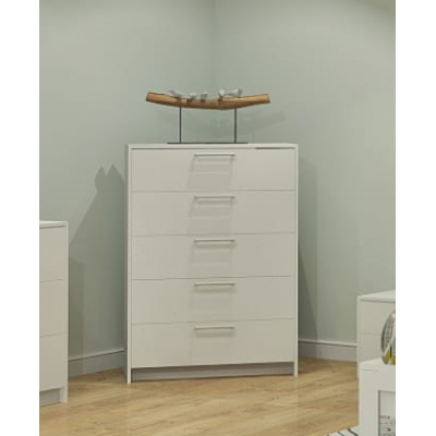 6300 5-drawer chest (White)
