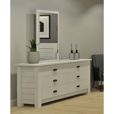 Dresser with mirror 8500 (White)