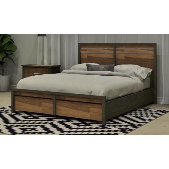 Full Bed 9584 (Slate/Walnut)