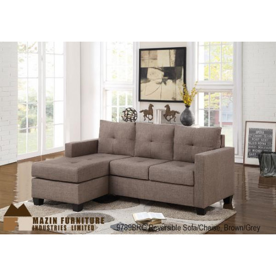 Phelps Sectional (Brown/Grey)