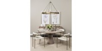 Dining table 54"D Maxwell 69032