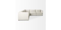 Sofa Sectional 5pcs. Valence 69566-G (Cream)