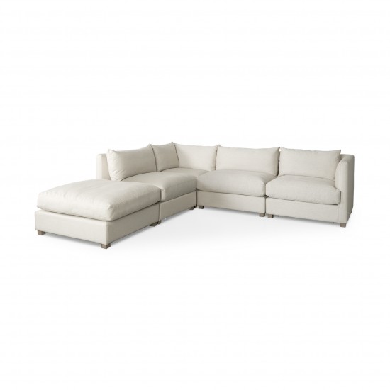 Sofa Sectional 5pcs. Valence 69566-H (Medium Gray)