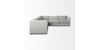 Sofa Sectional 5pcs. Valence 69567-G (Light gray)
