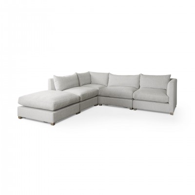 Sofa modulaire 5mcx. Valence 69567-H (Gris pale)