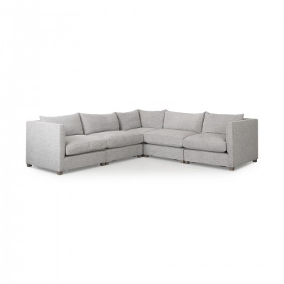 Sofa modulaire 5mcx. Valence 69568-G (Gris moyen)