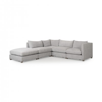 Sofa modulaire 5mcx. Valence 69568-H (Gris moyen)