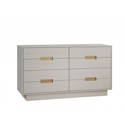 Como 8-Drawer 65'' Double Dresser 14048 (Dove)