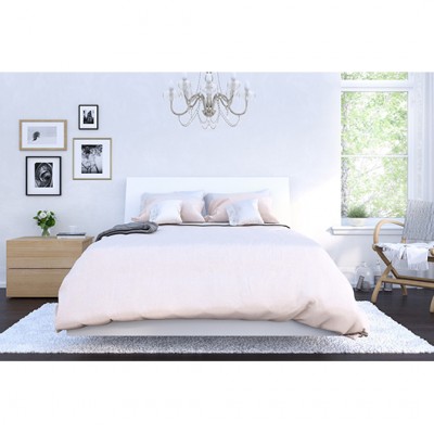 Esker Full Size Bedroom Set 3pcs (Natural Maple/White) 400827
