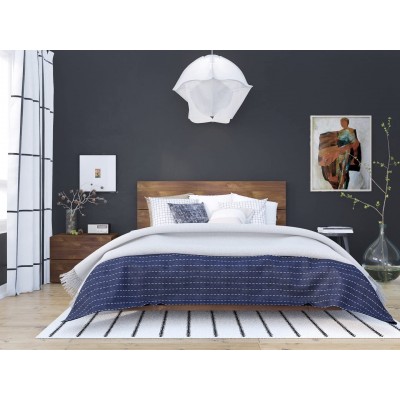 Karibou Queen Size Bedroom Set 3pcs (Truffle) 400865