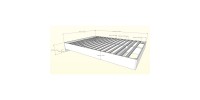 Denali Queen Size Bedroom Set 5pcs (White/Walnut) 400873