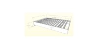 Identi-T Full Size Bedroom Set 4pcs (White/Walnut) 400887