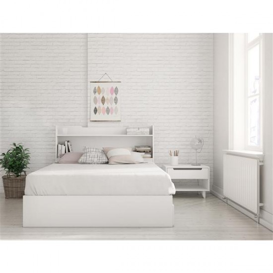 Aura Full Size Bedroom Set 3pcs 400938 (White)