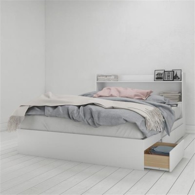 Queen Bed 400940 (White)
