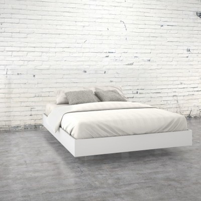 Queen Bed 346003 (White)