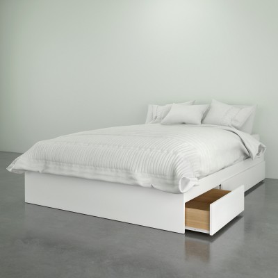 Full 3-Drawer Mates Bed 375403 (White)