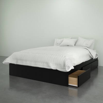Full 3-Drawer Mates Bed 375406 (Black)