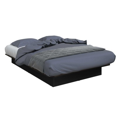 Full platform bed 54"-8"H (Black)