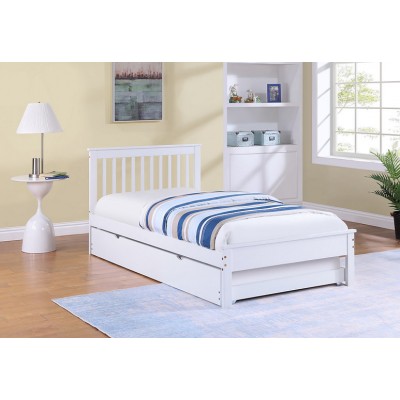Twin Bed with trundle IF-415-W (White)