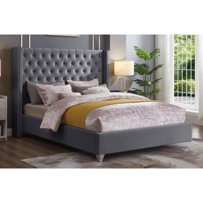 Queen Bed T2380 (Grey)