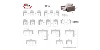 Sofa Condo Florence 3032 Inclinable Électrique (17E-18E)