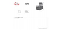 Swivel, Gliding and Power Reclining Chair 3070
